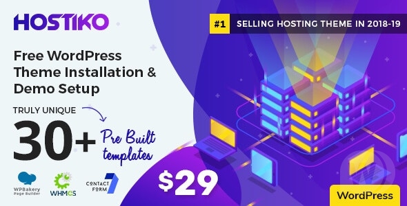 Hostiko v94.4.5 网络托管公司主题下载