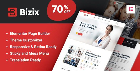 Bizix v2.2.3 – 企业和商业 WordPress 主题下载