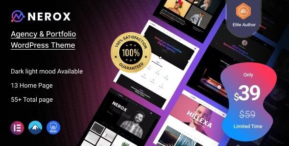 Nerox v1.1.2 – 代理和投资组合 WordPress 主题 + RTL下载