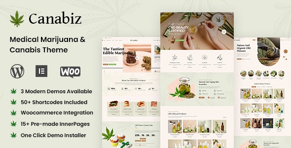 Canabiz v1.1.2 – Weed 医用大麻，大麻商店主题下载