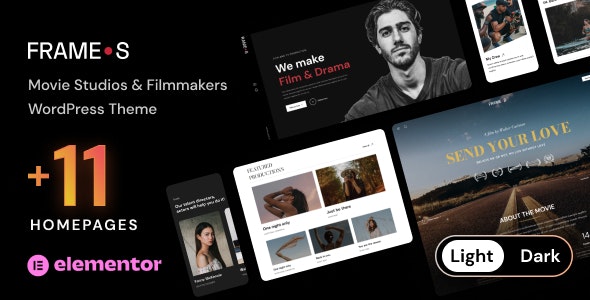 Frames v1.6.0 – 电影工作室和电影制作人 WordPress 主题下载