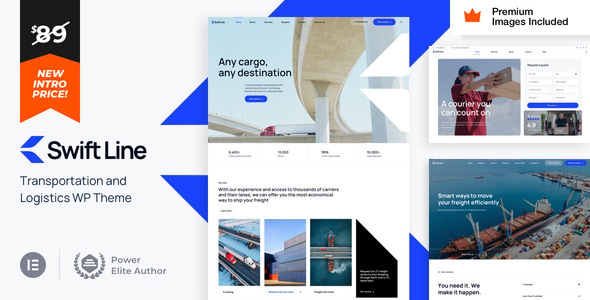 SwiftLine v26运输物流 WordPress 主题下载