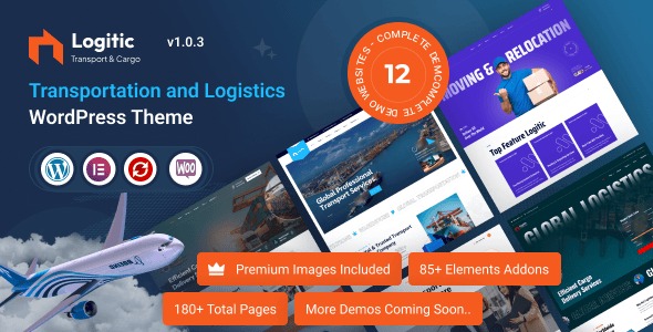 Logitic v1.2.1 运输与物流WordPress主题下载