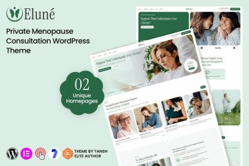 Elune v1.0.0 私密更年期咨询 WordPress 主题下载