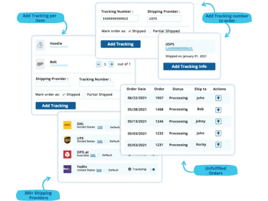 AST Fulfillment Manager ( 以前叫 Advanced Shipment Tracking Pro ) (AST) v4.9 物流跟踪信息插件下载